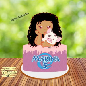 Arquivo de Corte Topo Moana 02 Camadas - Studio e PDF