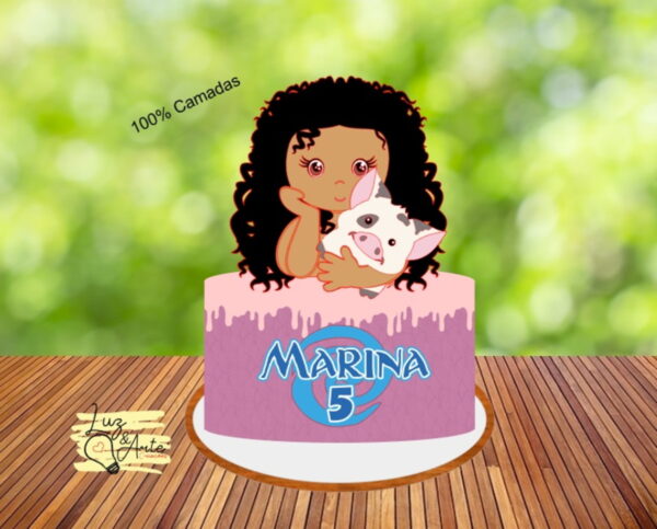 Arquivo de Corte Topo Moana 02 Camadas - Studio e PDF
