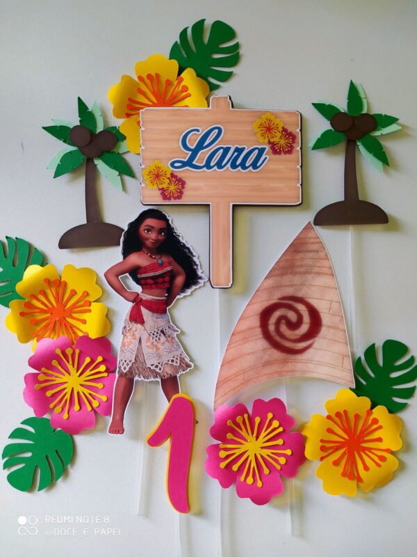 Arquivo de corte topo Moana +brinde