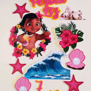 Arquivo de corte topo Moana baby+Brinde