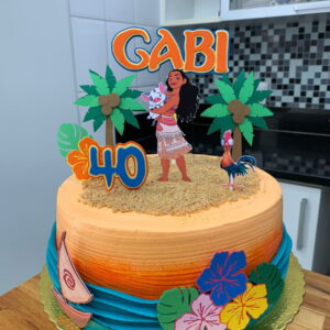 Arquivo de Corte Topo Moana Flores Tropicais 2