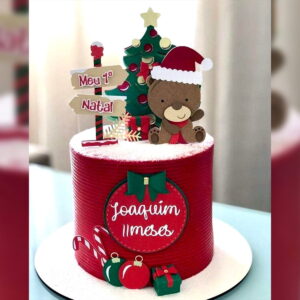 Arquivo de Corte/topo Natal Ursinho / Camadas