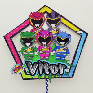 Arquivo de Corte Topo Power Rangers - Studio e PDF