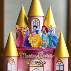Arquivo de corte topo princesa castelo+brinde
