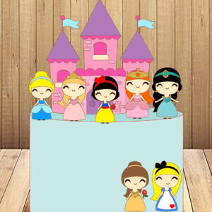 Arquivo de Corte Topo Princesa Studio 002