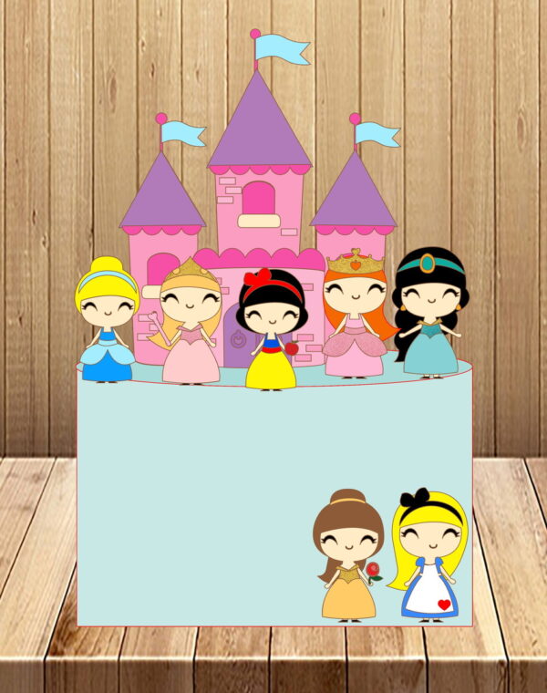 Arquivo de Corte Topo Princesa Studio 002