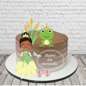 Arquivo de Corte Topo Princesa Tiana Camada