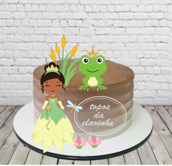 Arquivo de Corte Topo Princesa Tiana Camada