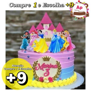 Arquivo de Corte Topo Princesas (1cfedda) - Studio