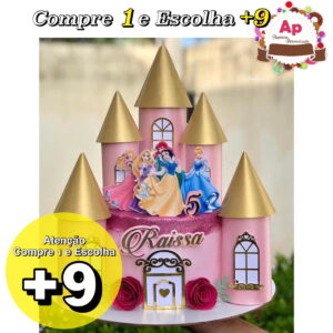 Arquivo de Corte Topo Princesas Castelo Torre - Studio