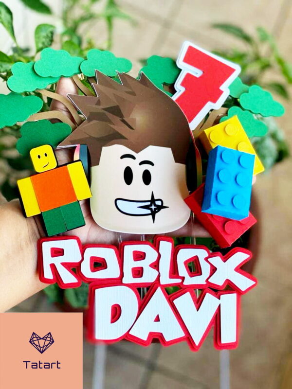 Studio/pdf Arquivo de Corte Topo Roblox -003 - Image 2