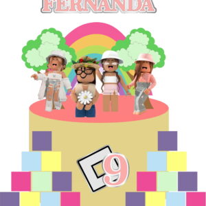 Arquivo de Corte - Topo Roblox Menina