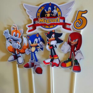 Arquivo de corte topo Sonic 2 Miguel+brinde