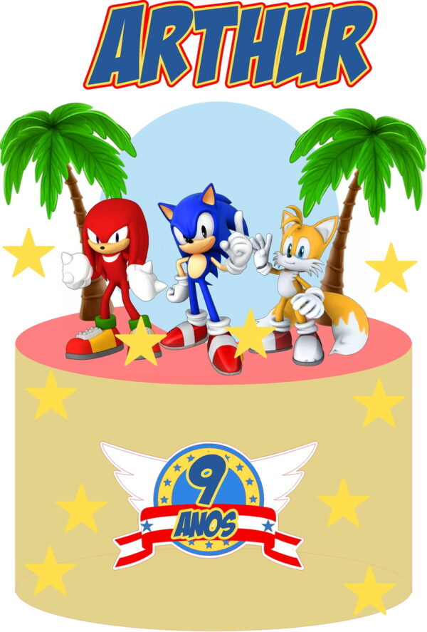 Arquivo de Corte - Topo Sonic