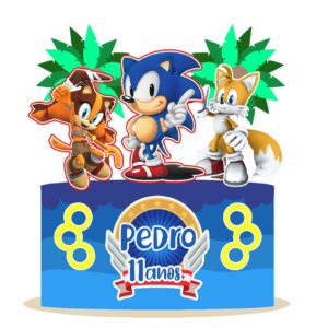 Arquivo de corte topo de bolo sonic
