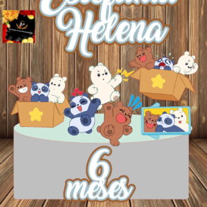 Arquivo de Corte Topo Urso sem Curso Baby