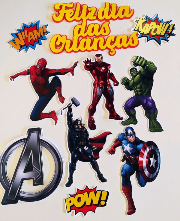 Arquivo de corte topo Vingadores+brinde