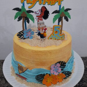 Arquivo de Corte - Topper de Bolo Moana