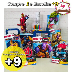 Arquivo de Corte Vingadores 16 - Studio e pdf