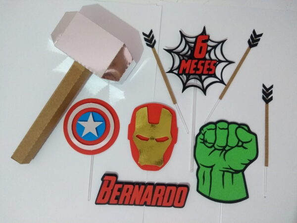 Arquivo Vingadores em Camada Topo de Bolo Ganhe +3 Produtos - Image 2