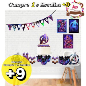 Arquivo de Corte Vingadores - Studio e pdf