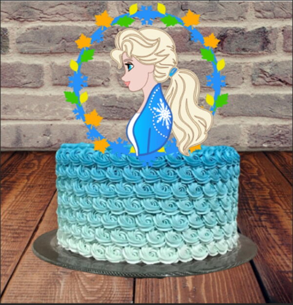 Arquivo de corte Topo de bolo frozen camadas