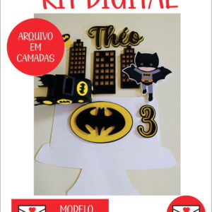 Arquivo de Topo Batman e Carro 3d