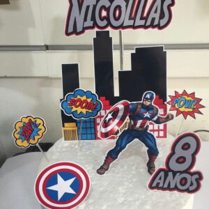 Arquivo de topo de bolo -Capitão América