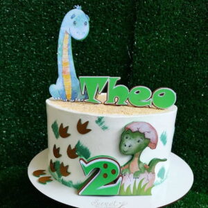 Arquivo de topo de bolo dinossauro