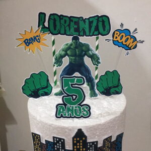 Arquivo de topo de bolo - Hulk