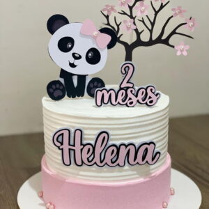 Arquivo de topo de bolo panda