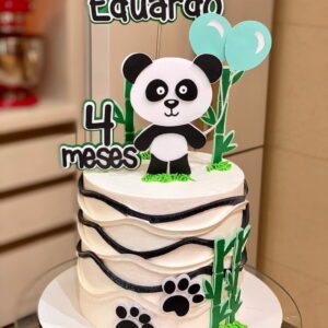 Arquivo de topo de bolo panda