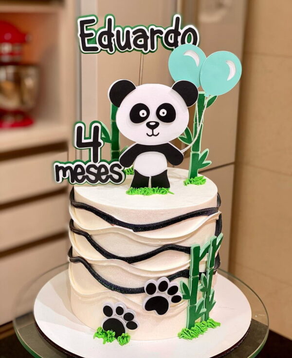 Arquivo de topo de bolo panda