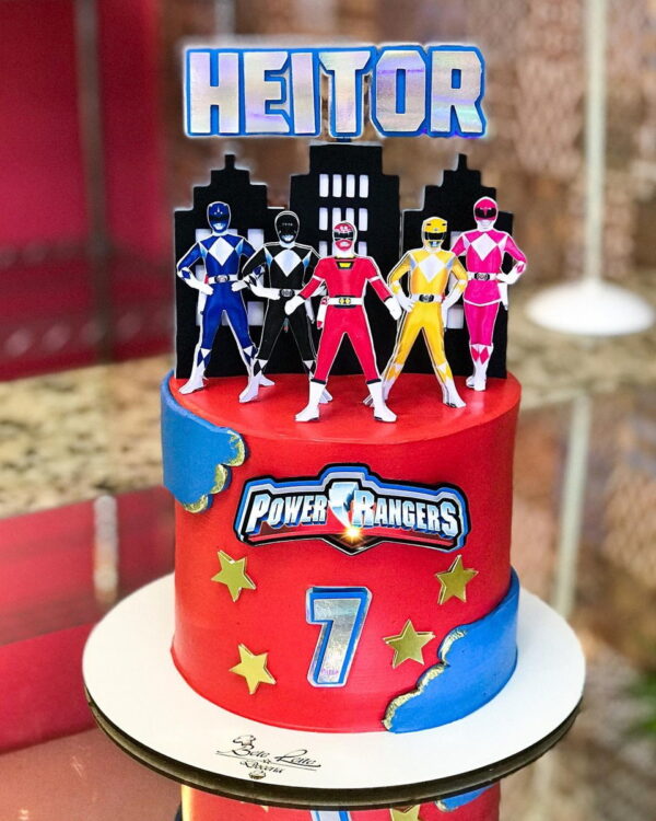 Arquivo de topo de bolo power rangers