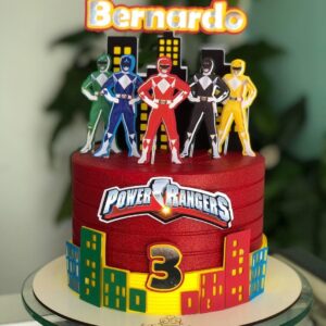 Arquivo de topo de bolo power rangers