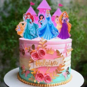 Arquivo de topo de bolo princesas disney