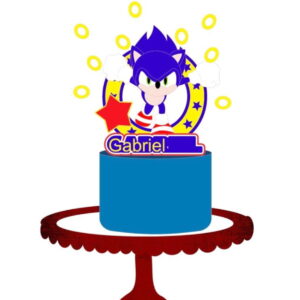 Arquivo De Topo De Bolo Sonic