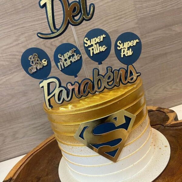 Arquivo de topo de bolo super pai