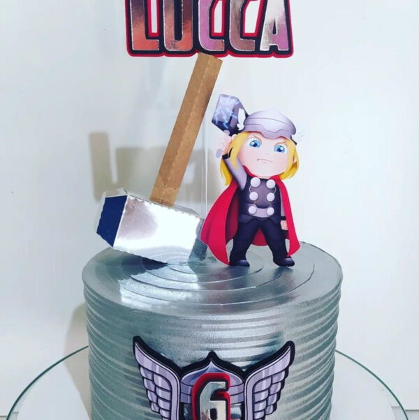 Arquivo de topo de bolo thor