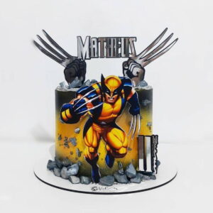 Arquivo de topo de bolo Wolverine