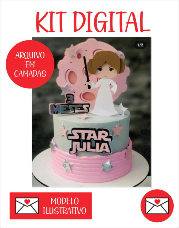 Arquivo de Topo Star Wars Princesa Leia