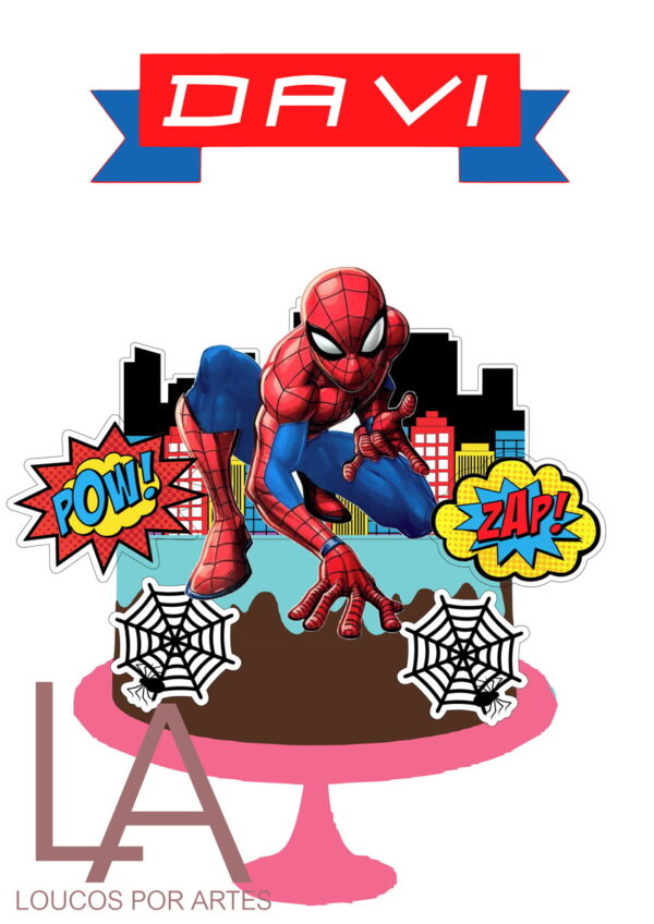 Arquivo Digital de Corte Topo Homem Aranha
