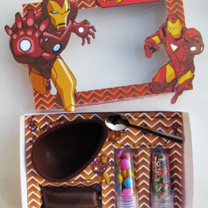 Arquivo Digital Mini Confeiteiro Páscoa Homem de Ferro