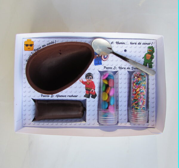 Arquivo Digital Mini Confeiteiro Páscoa Lego - Image 3