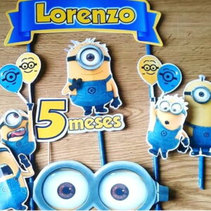 Topo de Bolo Minions