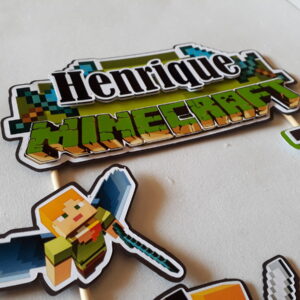 Arquivo digital p/ SILHOUETTE - TOPO MINECRAFT