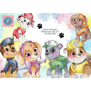Arquivo Digital Patrulha Canina Aquarela