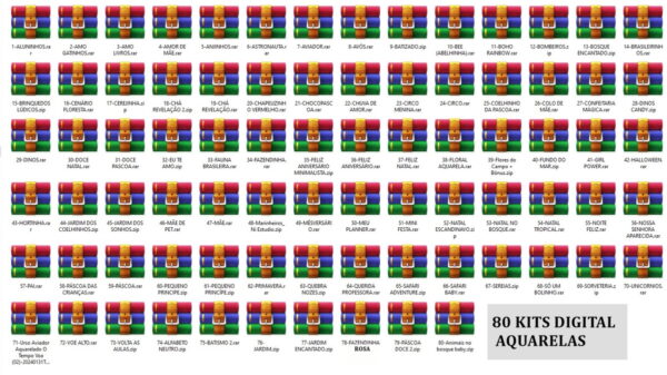 Arquivo Digital: Super Combo com 80 Kits Digitais - Image 2