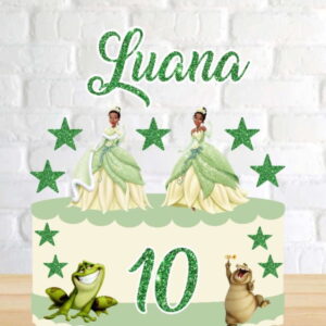 Arquivo Digital Topo de Bolo a Princesa e o Sapo