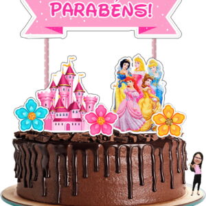 ARQUIVO PSD – Topo de Bolo – As Princesas
